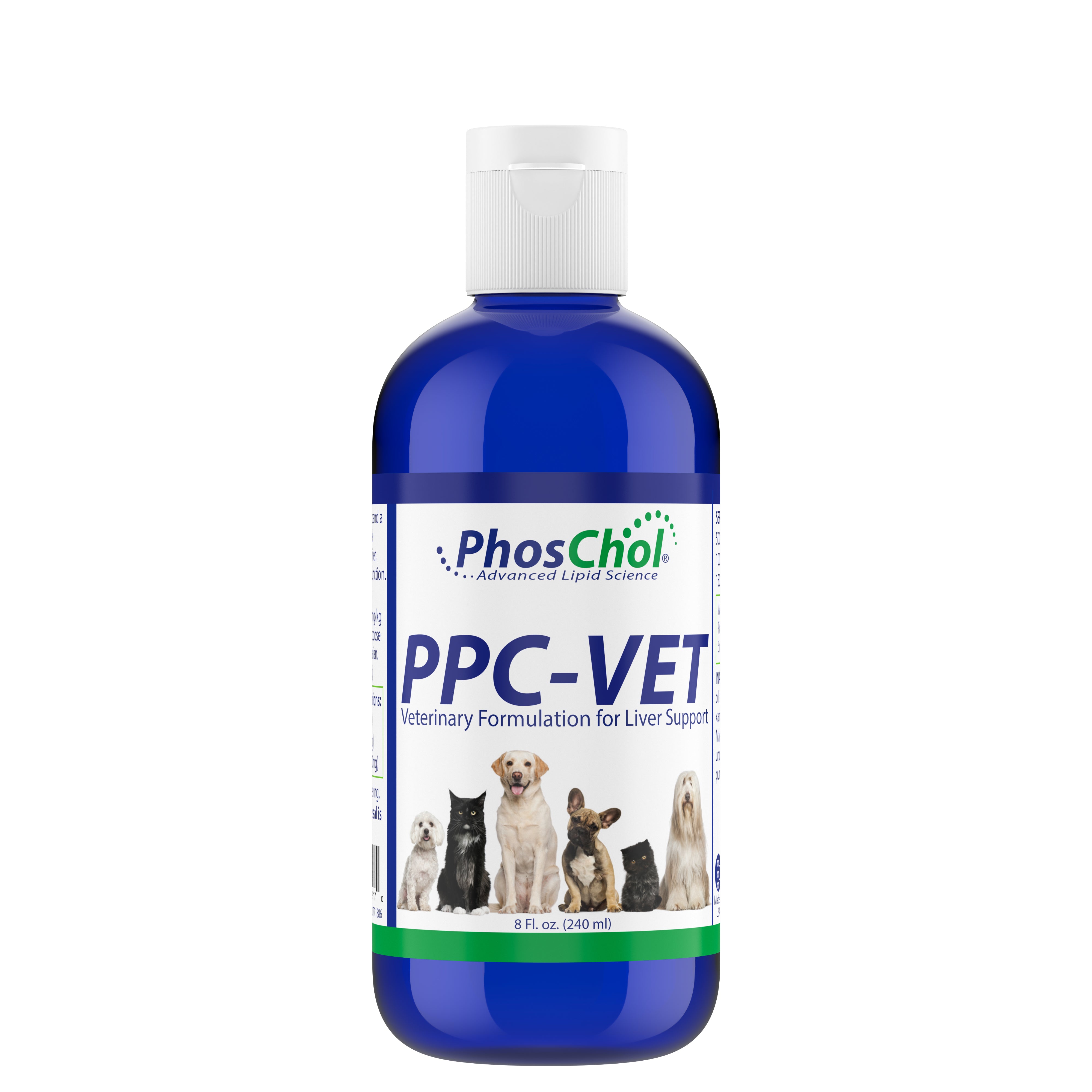 PhosChol PPC VET - Premium Veterinarian Approved Phosphatidylcholine Health Supplement for Dogs and Cats