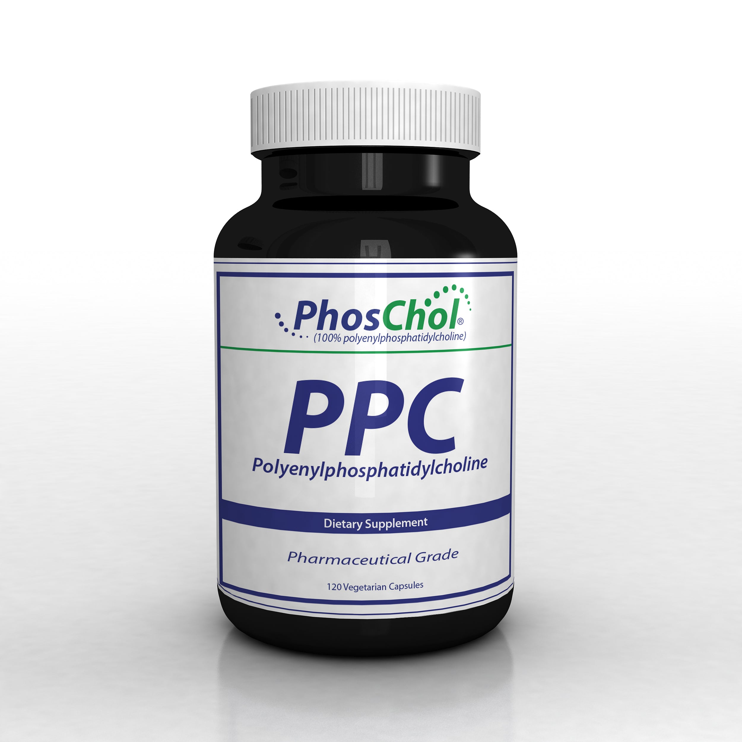PhosChol 600 120ct. Veggie Cap Pharmaceutical Grade PPC For Cellular Repair and Healthy Gut, Liver, Brain Function