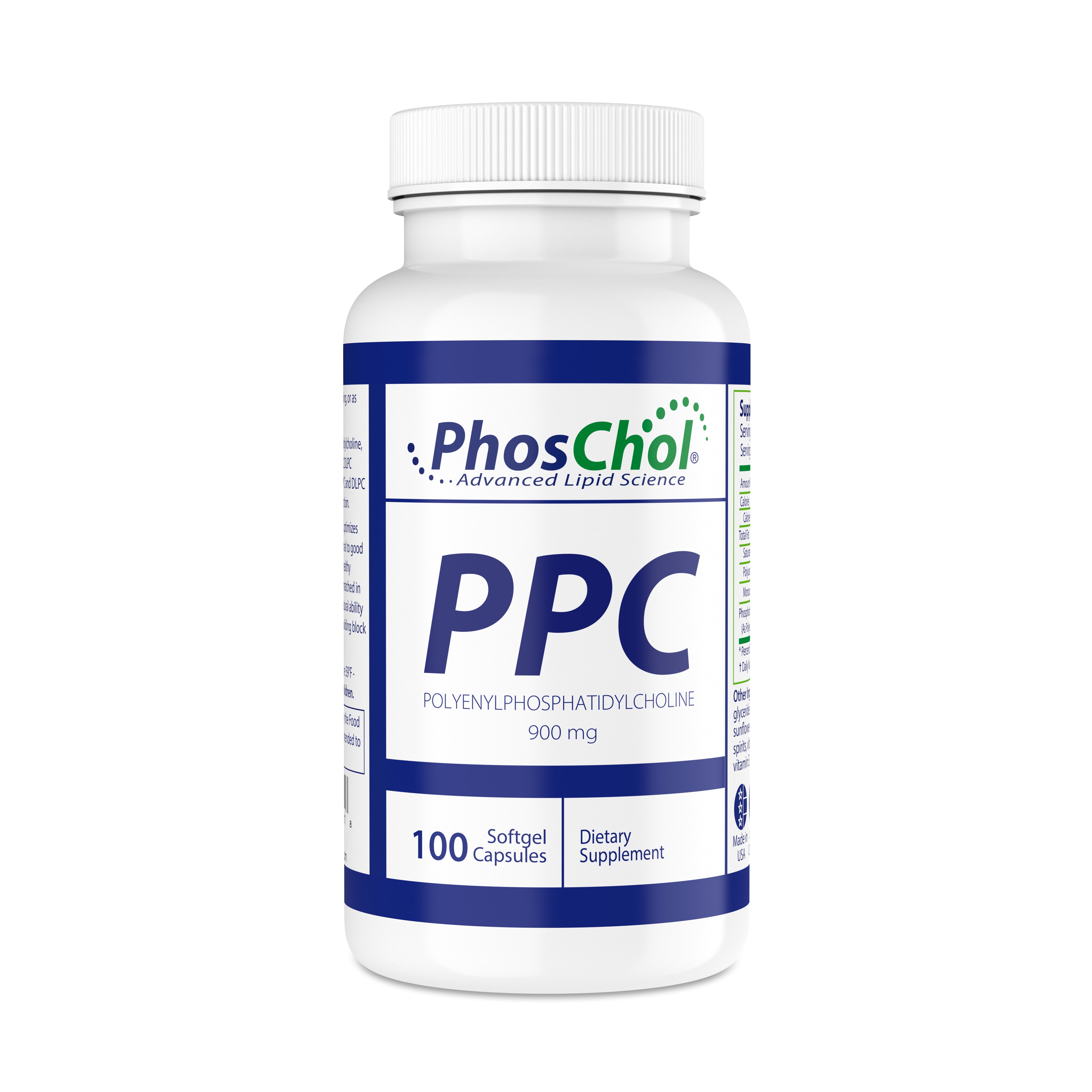 PhosChol 900-100Ct. Softgel 3 Pack Bundle Pharmaceutical Grade PPC