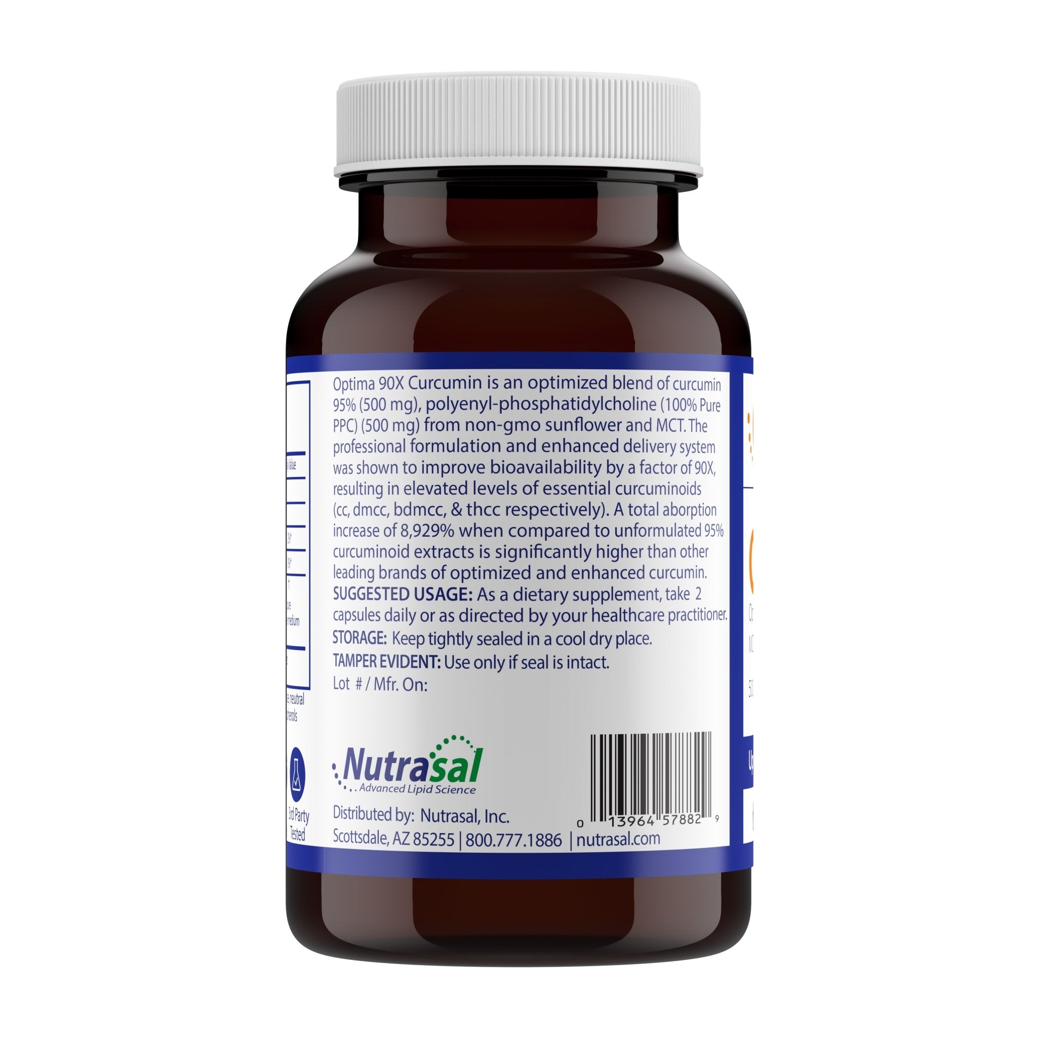 PhosChol 600 120ct. Veggie Cap Pharmaceutical Grade PPC For Cellular Repair and Healthy Gut, Liver, Brain Function - Nutrasal
