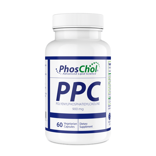 PhosChol 900 60ct. Veggie Cap Pharmaceutical Grade PPC For Cellular Repair and Healthy Gut, Liver, Brain Function - Nutrasal