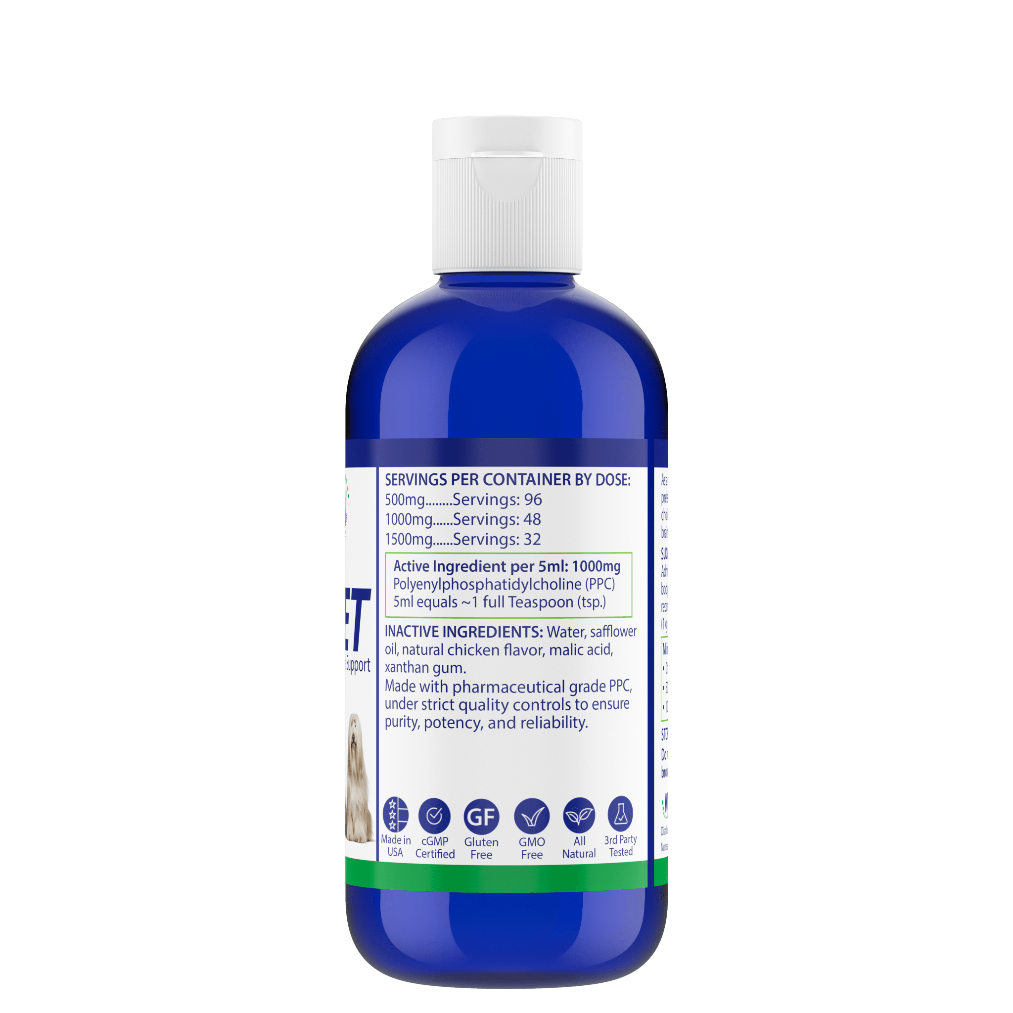 PhosChol PPC VET - Advanced Pet Health Solution, Veterinary - Approved Liver Support - Nutrasal