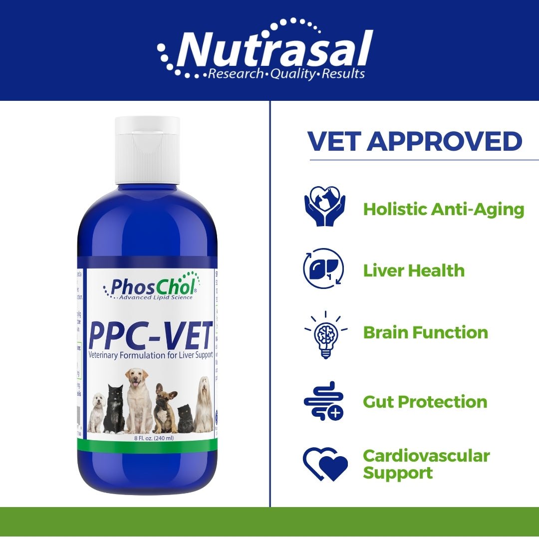 PhosChol PPC VET - Advanced Pet Health Solution, Veterinary - Approved Liver Support - Nutrasal
