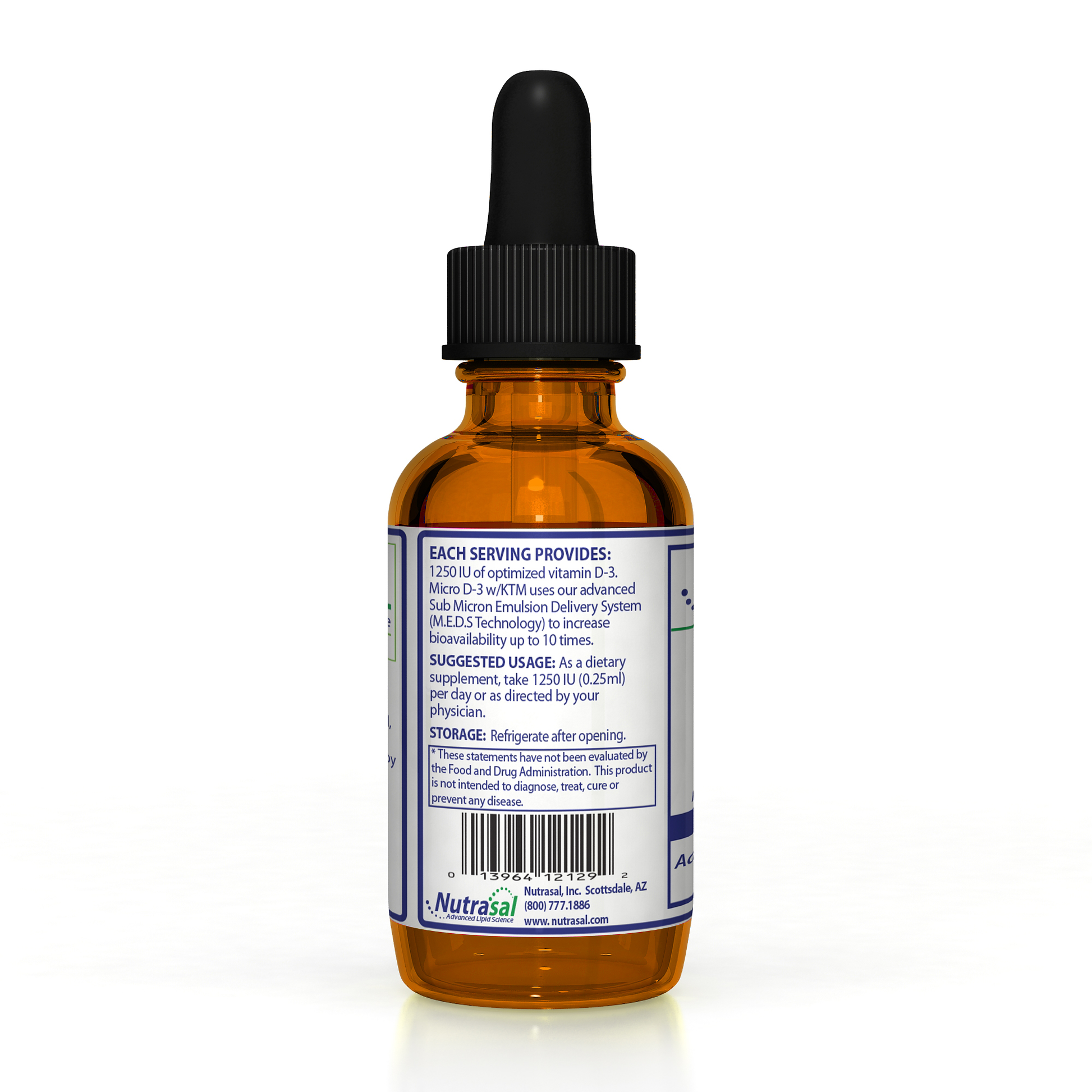Vitamin D3 with Nano Emulsion Phosphatidylcholine and 10 Times the absorption by Nutrasal