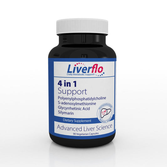 LiverFlo 4 in 1 - Premium, Patented, Exceptional, Proven Liver Support - Nutrasal