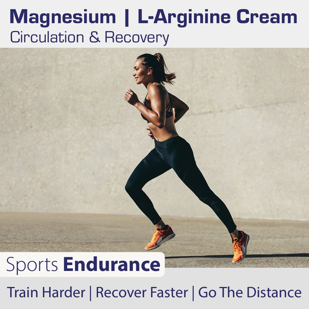 Magnesium L - Arginine Cream 8oz. - Circulation, Muscle, Tendon, Joint, Sports Recovery - Nutrasal