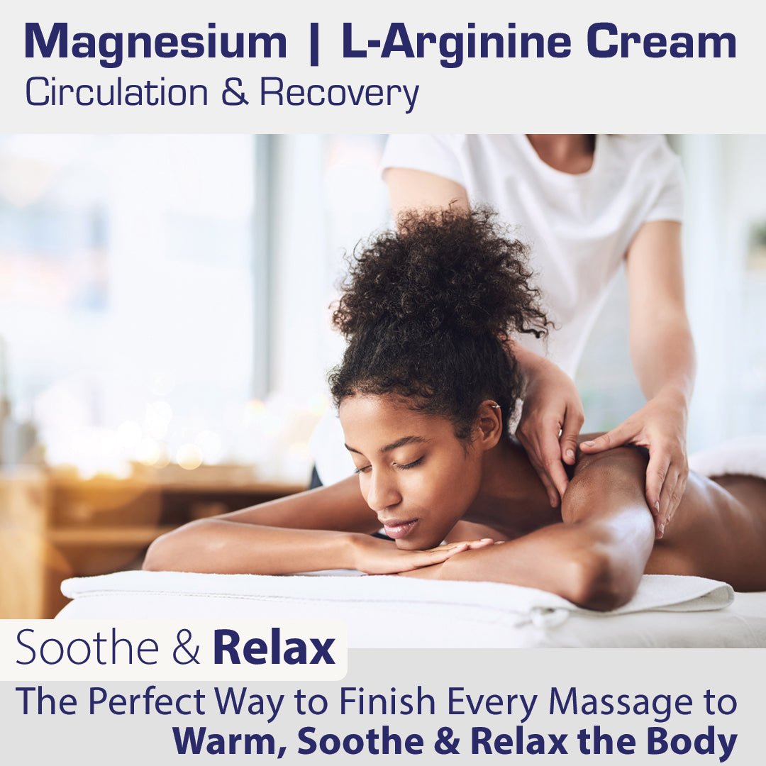 Magnesium L - Arginine Cream 8oz. - Circulation, Muscle, Tendon, Joint, Sports Recovery - Nutrasal