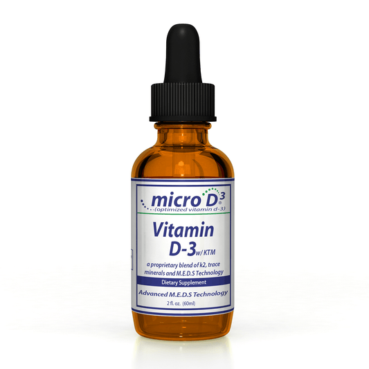 Micro D3 wth K and Trace Minerals: Micro D3 Concentrate: Best Absorbed 10X Sub - Micron (Nano) Delivery System - Nutrasal