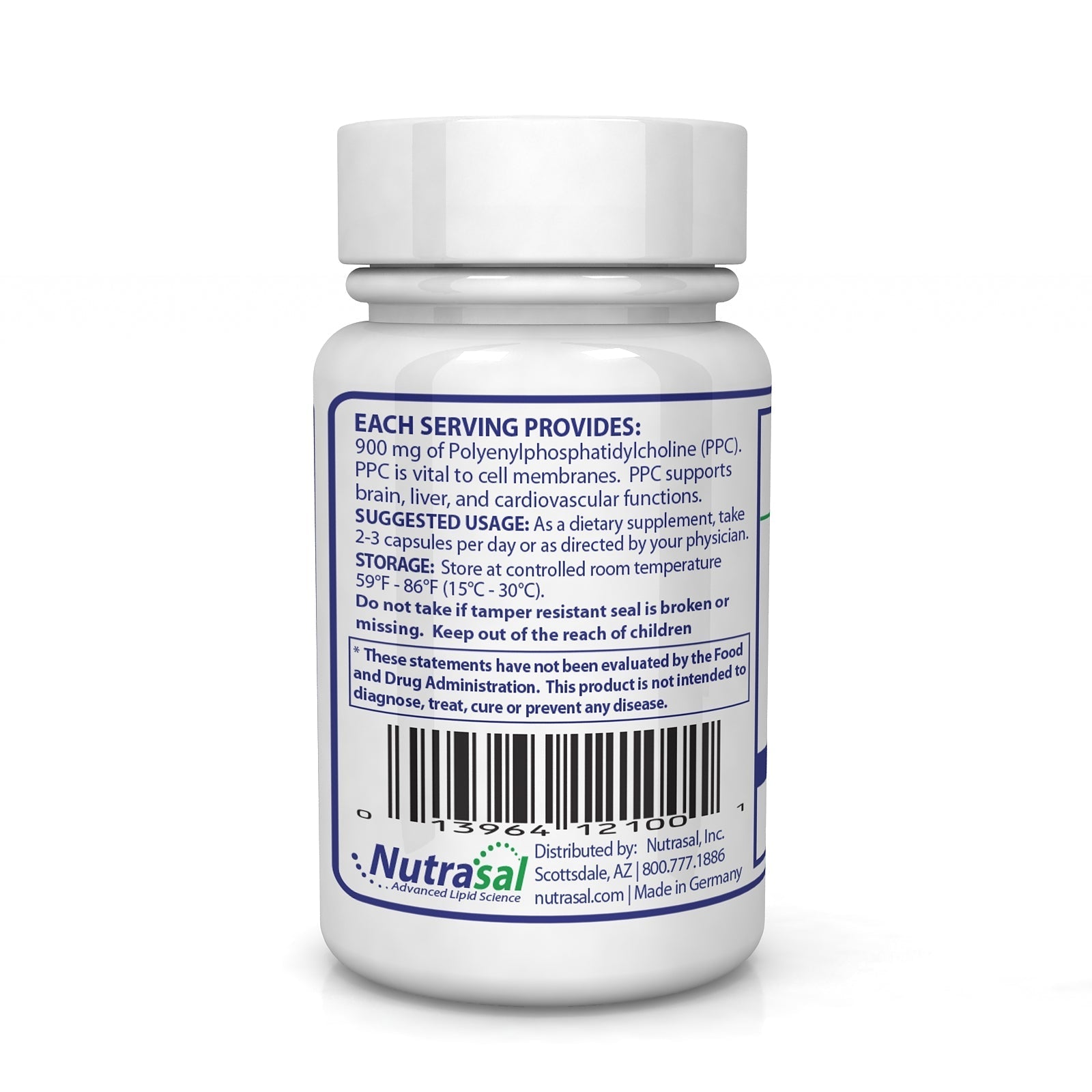 PhosChol 900 - 30Ct. Softgel Pharmaceutical Grade PPC - Nutrasal